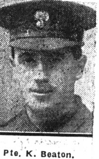Beaton Kenneth, Pte, Cromarty Beaton Kenneth, Pte, Cromarty