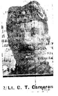 Cameron Charles T, 2 Lieut, Delny Cameron Charles T, 2 Lieut, Delny