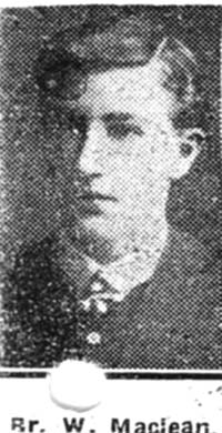 Maclean William, Bombardier, Dingwall Maclean William, Bombardier, Dingwall