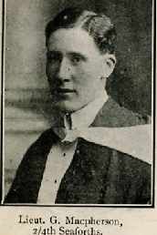 Macpherson George W K, Capt, Dingwall