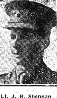 Hamilton J Rognvold Shennan, Lieut, Ex Dingwall Hamilton J Rognvold Shennan, Lieut, Ex Dingwall