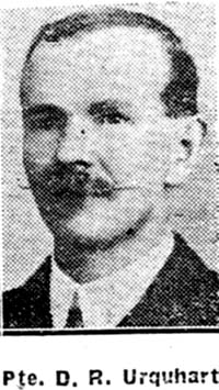 Urquhart Donald R, Pte, Dingwall Urquhart Donald R, Pte, Dingwall