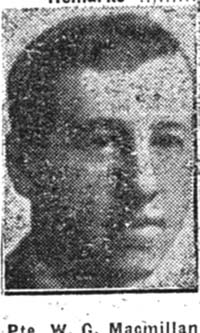 Macmillan W G, Pte, Dingwall Macmillan W G, Pte, Dingwall