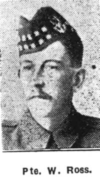Ross William, Pte, Polmont Ross William, Pte, Polmont