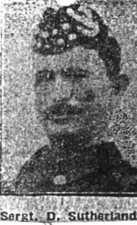 Sutherland D, Sgt, Dingwall Sutherland D, Sgt, Dingwall
