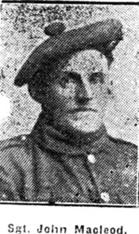 Macleod John, Sgt, Dingwall Macleod John, Sgt, Dingwall