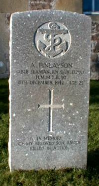 Grave of A. Finlayson, Able Seaman