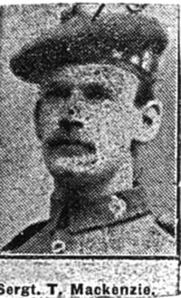 Mackenzie T, Sgt, Evanton Mackenzie T, Sgt, Evanton