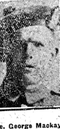 Mackay George, Pte, Fearn Mackay George, Pte, Fearn