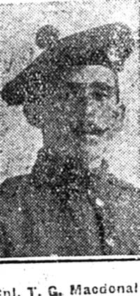 Macdonald Thomas G, Corp, Fortrose Macdonald Thomas G, Corp, Fortrose