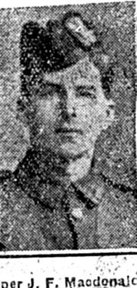 Macdonald John F, Piper, Fortrose Macdonald John F, Piper, Fortrose