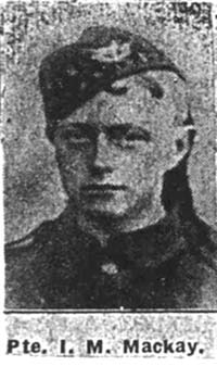 Mackay Ian M, Pte, Fortrose Mackay Ian M, Pte, Fortrose