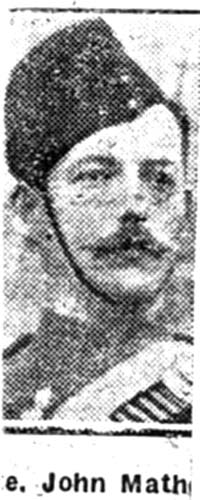 Matheson John, Pte, Garve Matheson John, Pte, Garve