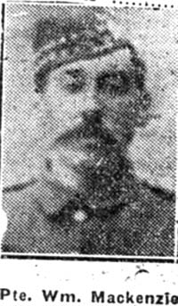Mackenzie William, Pte, Garve Mackenzie William, Pte, Garve