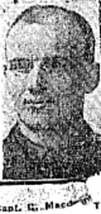 Macdonald George, Capt, London Ex Invergordon