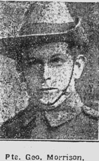 Morrison George, Pte, Australia Ex Invergordon Morrison George, Pte, Australia Ex Invergordon