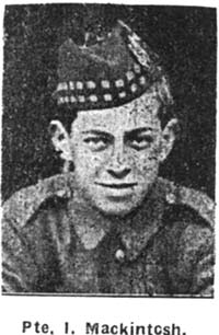 Mackintosh Innes, Pte, Invergordon