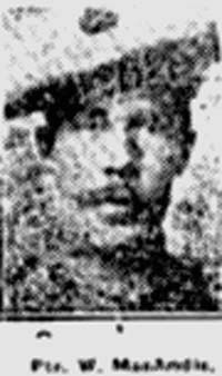 MacAndie William, Pte, Invergordon MacAndie William, Pte, Invergordon