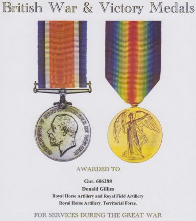 Gillies Donald, Gunner, Kessock Gillies Donald, Gunner, Kessock