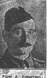 Robertson Alick, Piper, Kildary Robertson Alick, Piper, Kildary