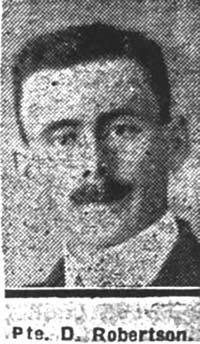 Robertson Donald, Pte, Kildary Robertson Donald, Pte, Kildary