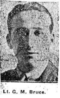 Bruce G M, Lieut, Lochluichart Bruce G M, Lieut, Lochluichart