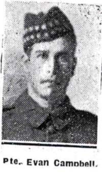 Campbell Evan, Pte, Marybugh
