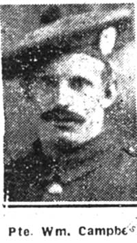 Campbell William, Pte, Maryburgh