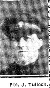 Tulloch James, Pte, Muir Of Ord Tulloch James, Pte, Muir Of Ord