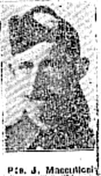 Macculloch John, Pte, Muir Of Ord Macculloch John, Pte, Muir Of Ord