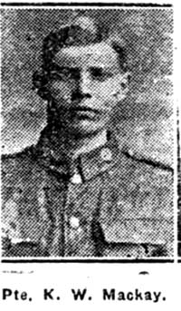 Mackay K W, Pte, Banff Ex Muir Of Ord
