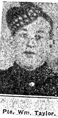 Taylor William, Pte, Muir Of Ord Taylor William, Pte, Muir Of Ord
