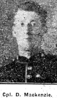 Mackenzie Donald, Sgt, Muir Of Ord Mackenzie Donald, Sgt, Muir Of Ord