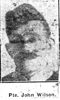 Wilson John, Pte, Nigg Wilson John, Pte, Nigg
