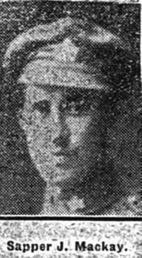 Mackay John, Sapper, Canada Ex Stromeferry Mackay John, Sapper, Canada Ex Stromeferry