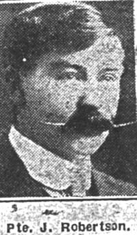 Robertson John, Pte, Tain Robertson John, Pte, Tain