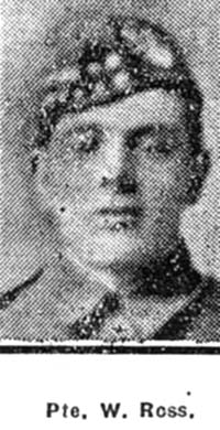 Ross William, Pte, Tain Ross William, Pte, Tain