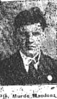 Macdonald Murdo, Pte, Torridon Macdonald Murdo, Pte, Torridon