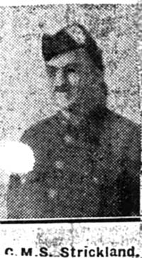 Strickland CSM, Glasgow Seaforths Strickland CSM, Glasgow Seaforths