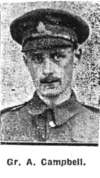 Campbell Alexander, Gunner, Royal Gun Artillery Ex Seaforths