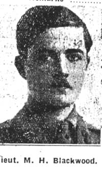 Blackwood Miles Harry, Lieut, Seaforths