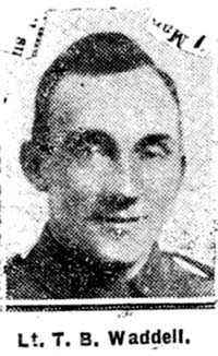 Waddell Thomas Bryson, Lieut, Aryshire Seaforths Waddell Thomas Bryson, Lieut, Aryshire Seaforths