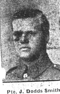 Smith John Dodds, Pte, Selkirk Seaforths Smith John Dodds, Pte, Selkirk Seaforths