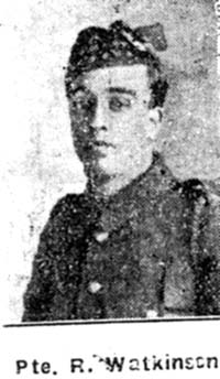 Watkinson Robert, Pte, Manchester Seaforths