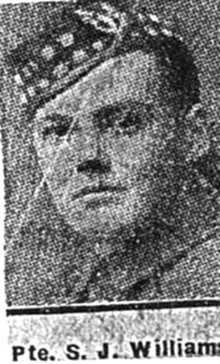 Williams Sidney James, Pte, London Seaforths