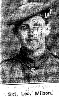 Wilson Lionel, Sgt, London Seaforths