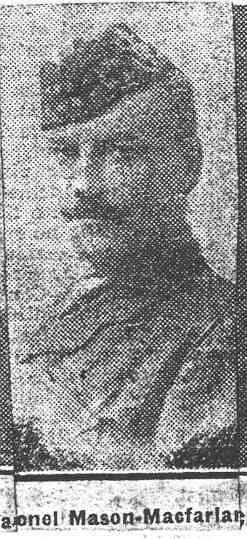 Mason-Macfarlane Quentin, Col, Edinburgh Mason-Macfarlane Quentin, Col, Edinburgh