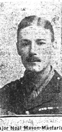 Mason-Macfarlane Noel, Major, Edinburgh Mason-Macfarlane Noel, Major, Edinburgh