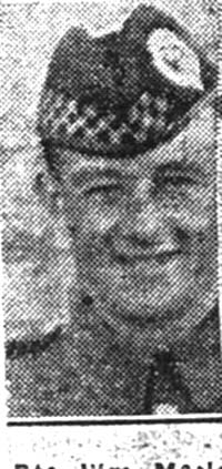 Macleod William, Pte, Ardgay