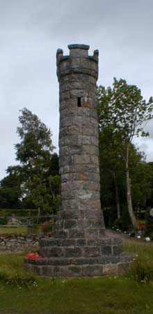 Zoom in Contin War Memorial - front